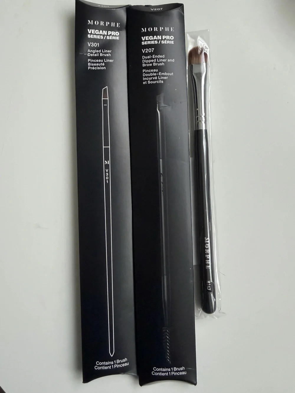 Morphe Vegan Pro Series Brush Bundle of 3 | V301 V207 M107 | New